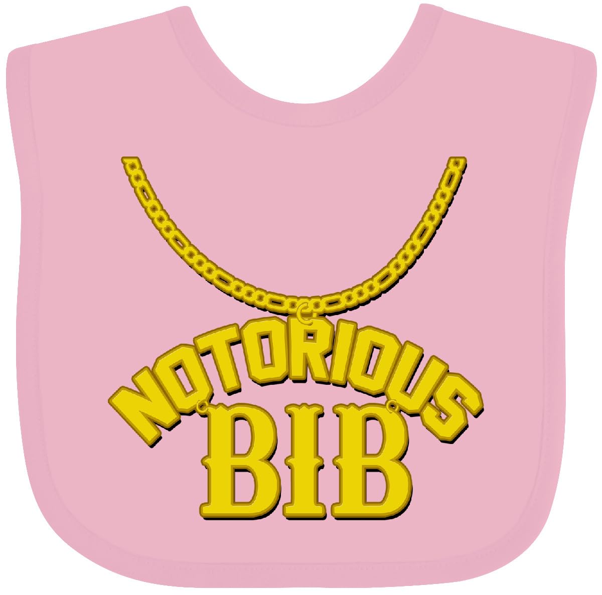 inktastic Notorious Bib Baby Bib White and Black 1c5d1