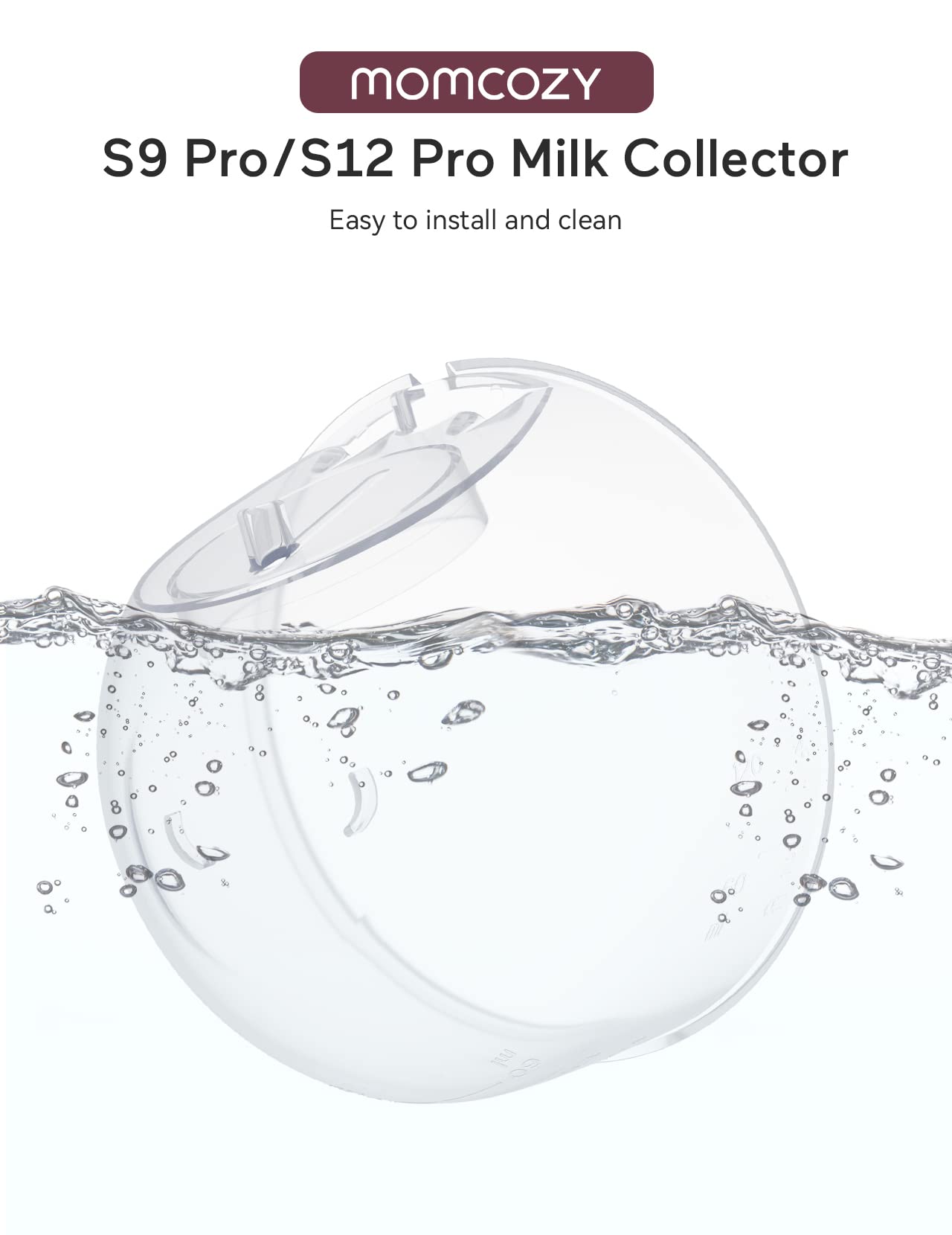 Momcozy S9 Pro/S12 Pro Replacement Accessories, Milk Collector, 1 Pack