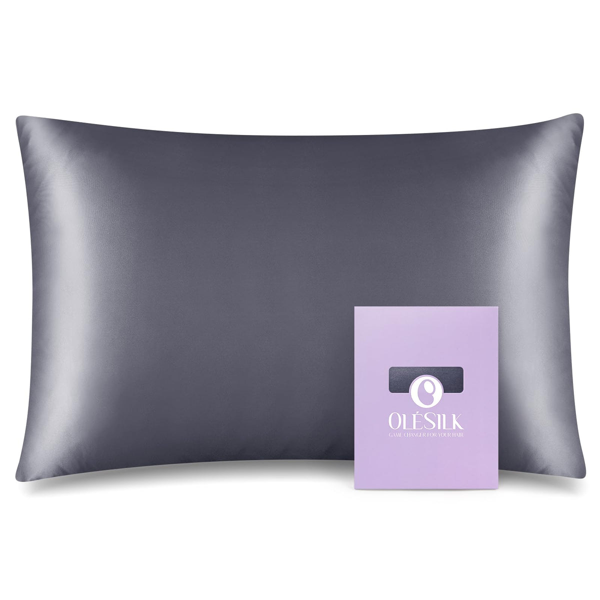 OLESILK Toddler 100% Mulberry Silk Pillowcase, Zipper, 13"x 18", Dark Green