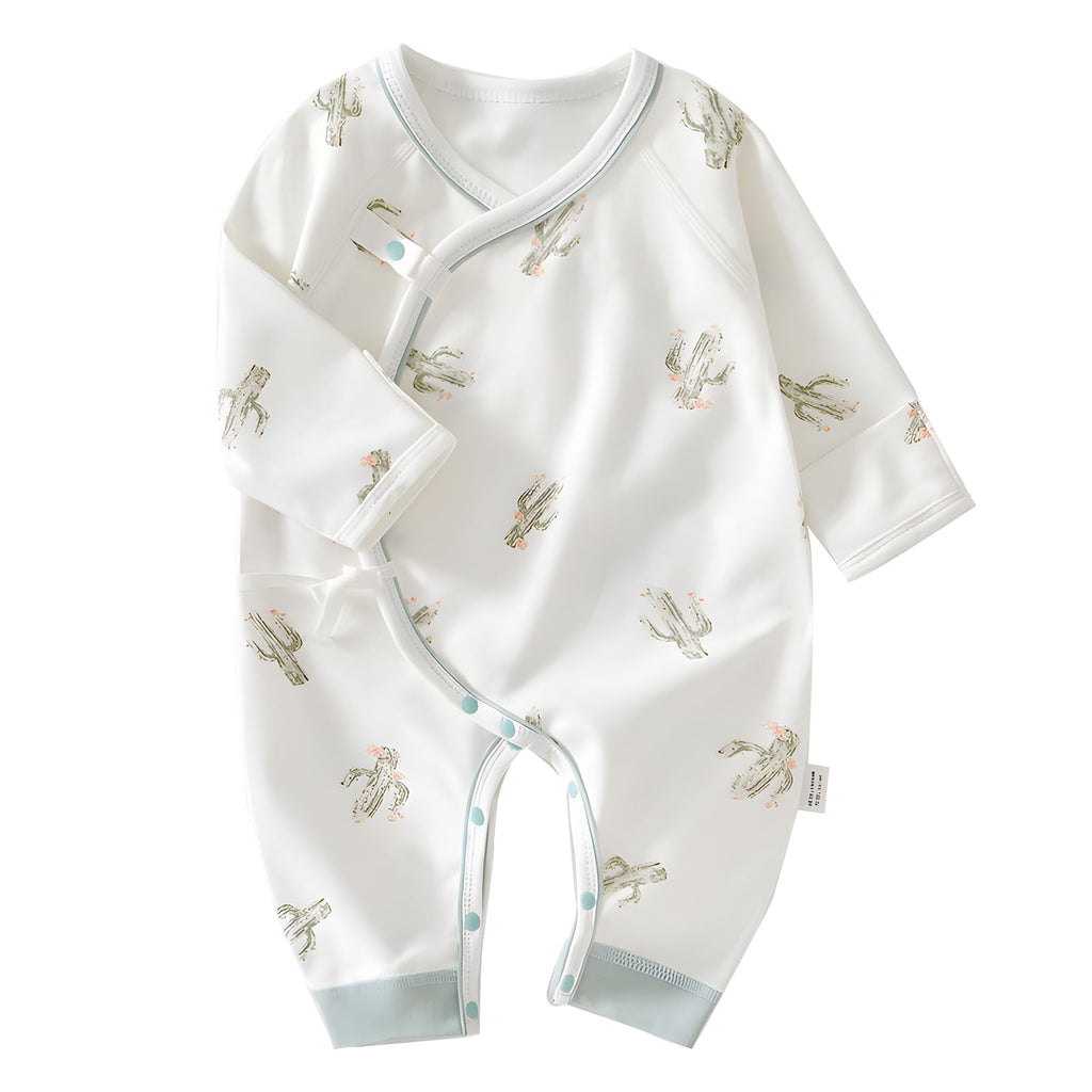 Cherie Kids Organic Cotton 0-6M Unisex Newborn Baby Sleepers Pajamas
