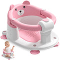 Baby Bath Seat for Babies 6 Months & up, Non-Slip Toddler Bath Seats for Babies Sitting Up, Safe Infant & Newborn Bathtub Chair with 4 Suction Cups & Soft Cushion for Shower,Mint