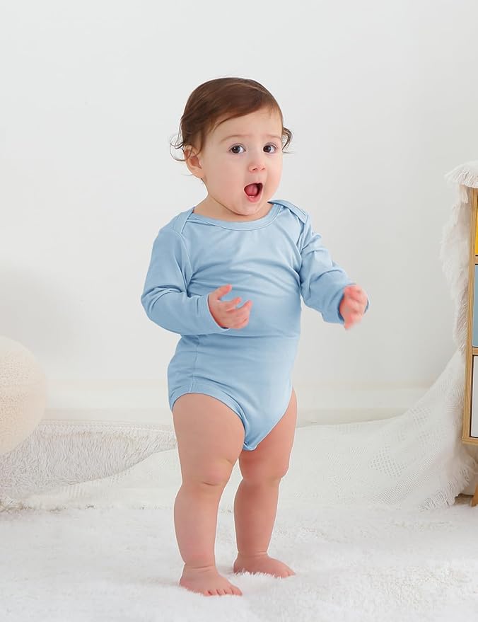 Jimonda Bamboo Baby Bodysuit Long Sleeve Infant Romper Soft Boy Girl Unisex Newborn Clothes One Piece Outfits Summer Fall