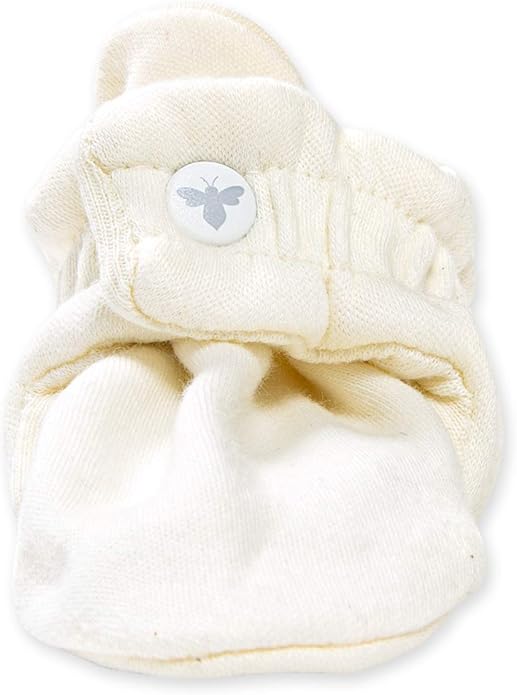 Burt's Bees Baby Unisex Booties Organic Cotton Newborn Essentials Shoes for Infants