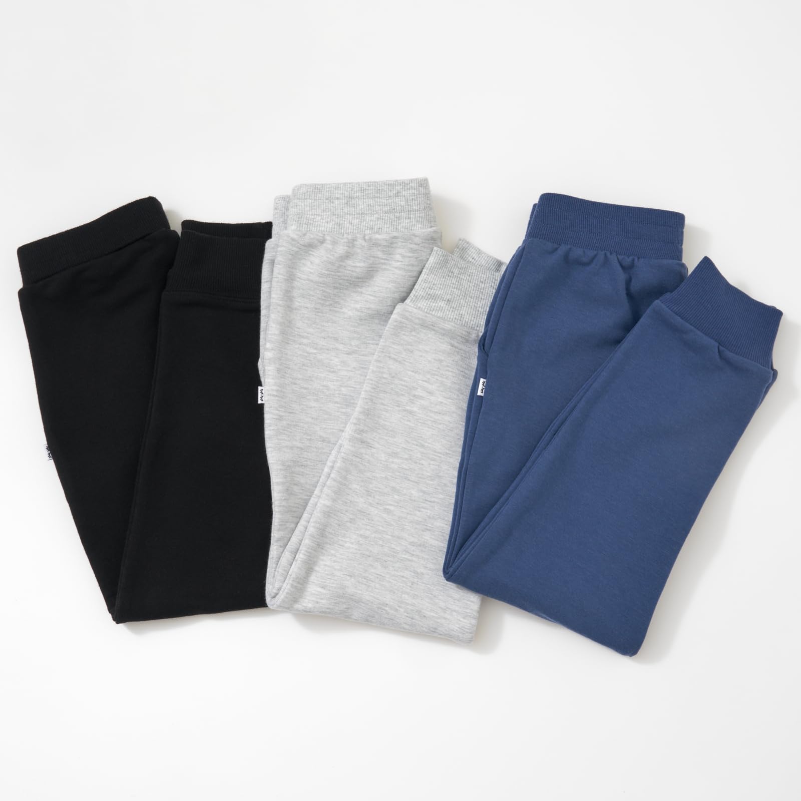 Little Sleepies Joggers for Boys & Girls, Soft Toddler Sweatpants, Baby Boys Pants, Elastic Waistband (Size 3T, Heather Gray)