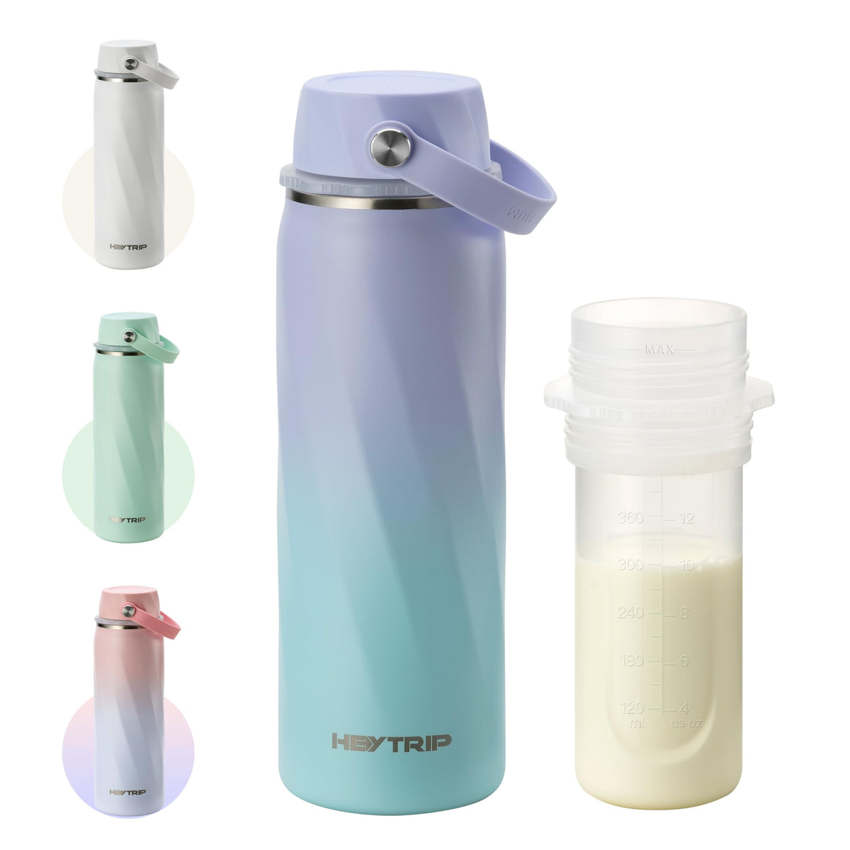 HEYTRIP 20oz Portable Breastmilk Cooler Bottle for Outdoor, Green