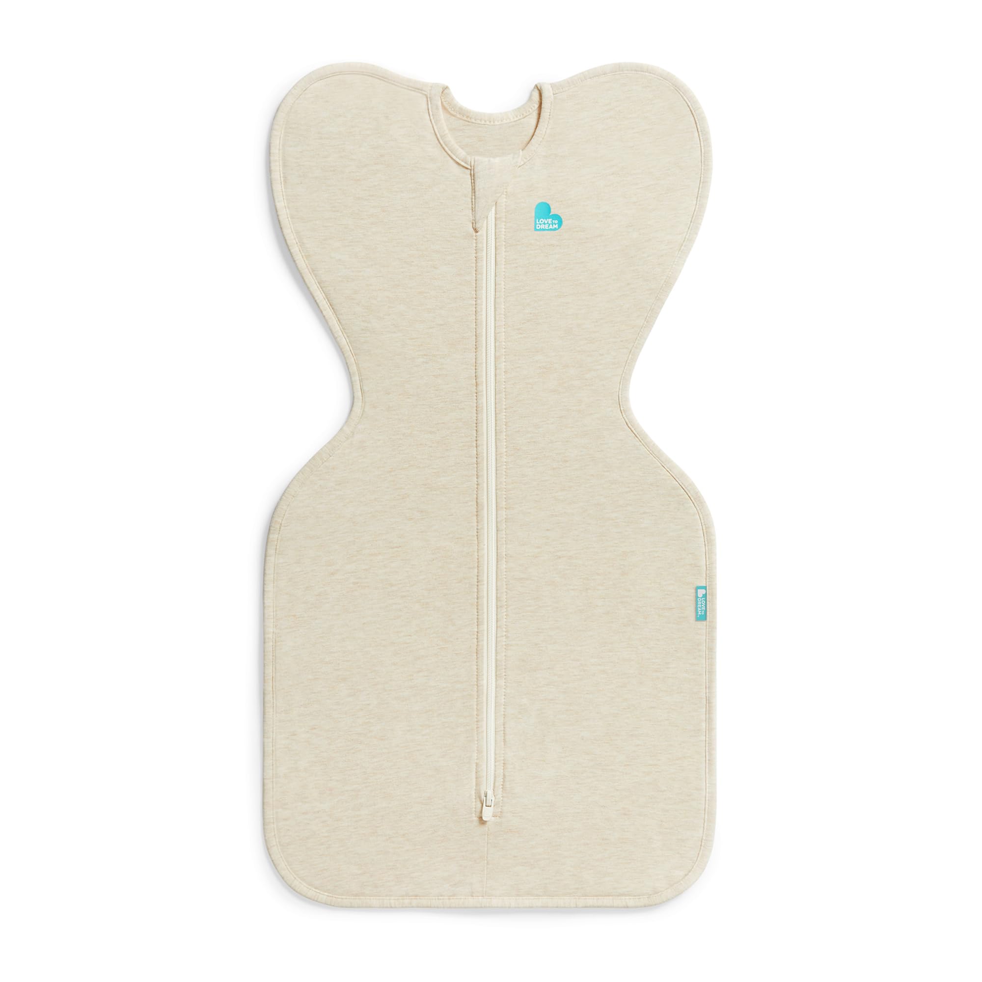 Love to Dream Swaddle UP, Sleep Sack 0-3 Months, Self-Soothing, Improves Sleep, Secure Fit Helps Calm Startle Reflex, Baby Essentials Must Haves Newborn, 1.0 TOG, 8-13 lbs, Oatmeal