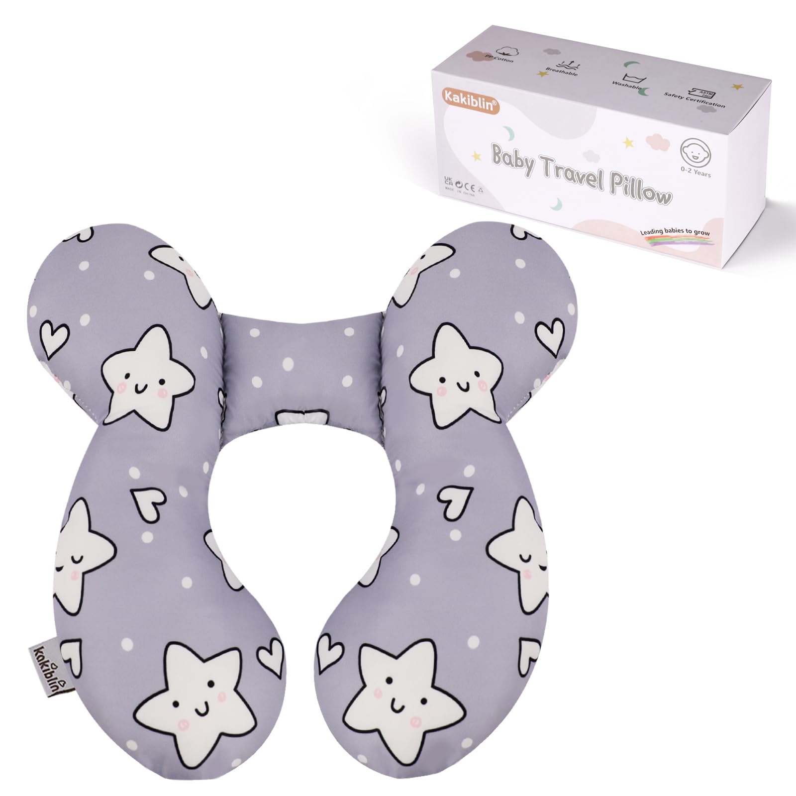 KAKIBLIN Baby Neck Pillow, Baby Support Pillow, Head Pillows