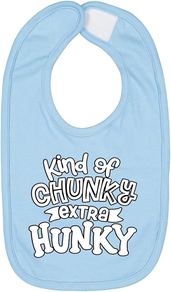 Wild Bobby Kind of Chunky Extra Hunky Humor Infant Premium Jersey Baby Bib
