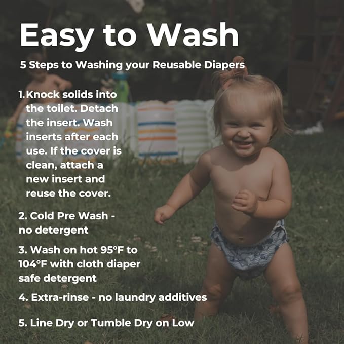 Nora's Nursery Reusable Swim Diapers and Wet Bag - One Size Fully Adjustable - Tropical 3 Pack with Wet Bag
