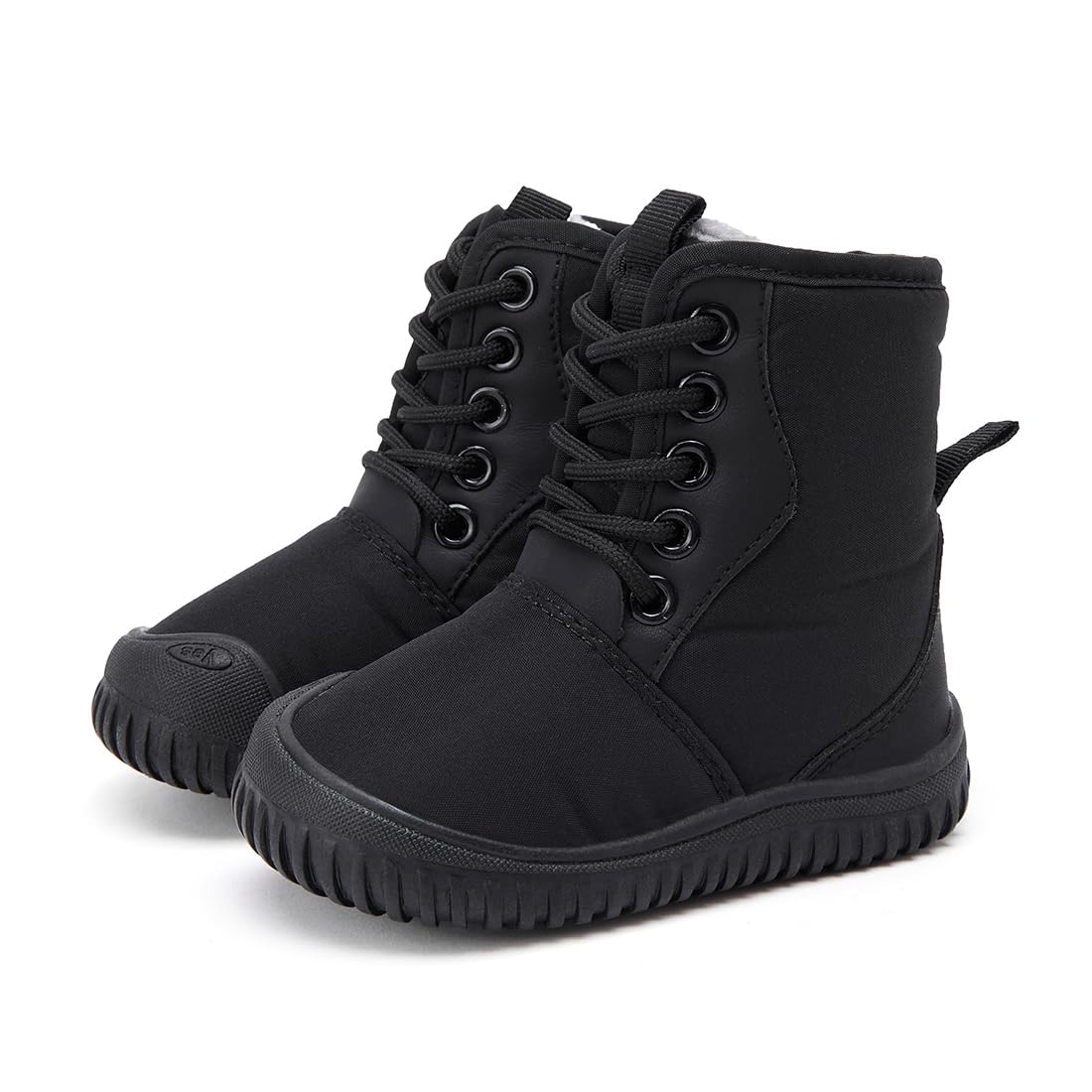 BMCiTYBM Baby Snow Winter Boots Boys Girls Shoes Warm Zipper Non Slip First Walking Infant 6 9 12 18 24 Months Black Size 12-18 Months Toddler