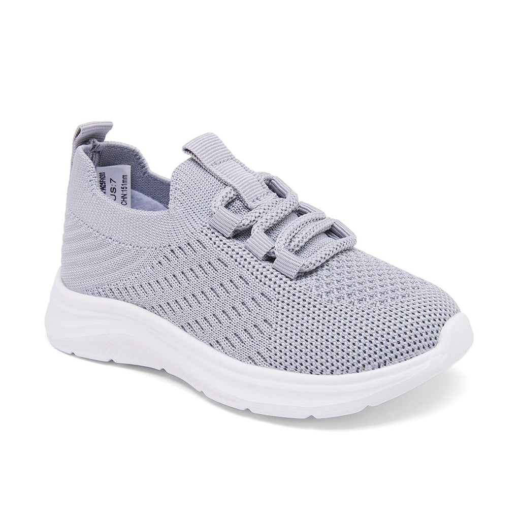 BMCiTYBM Toddler Walking Sneakers Boys Girls Shoes Grey Size 7 Toddler