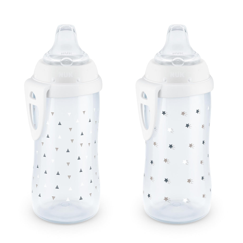 NUK Active Sippy Cup, 10 oz, 2 Pack, 12+ Months, Timeless Collection, Exclusive