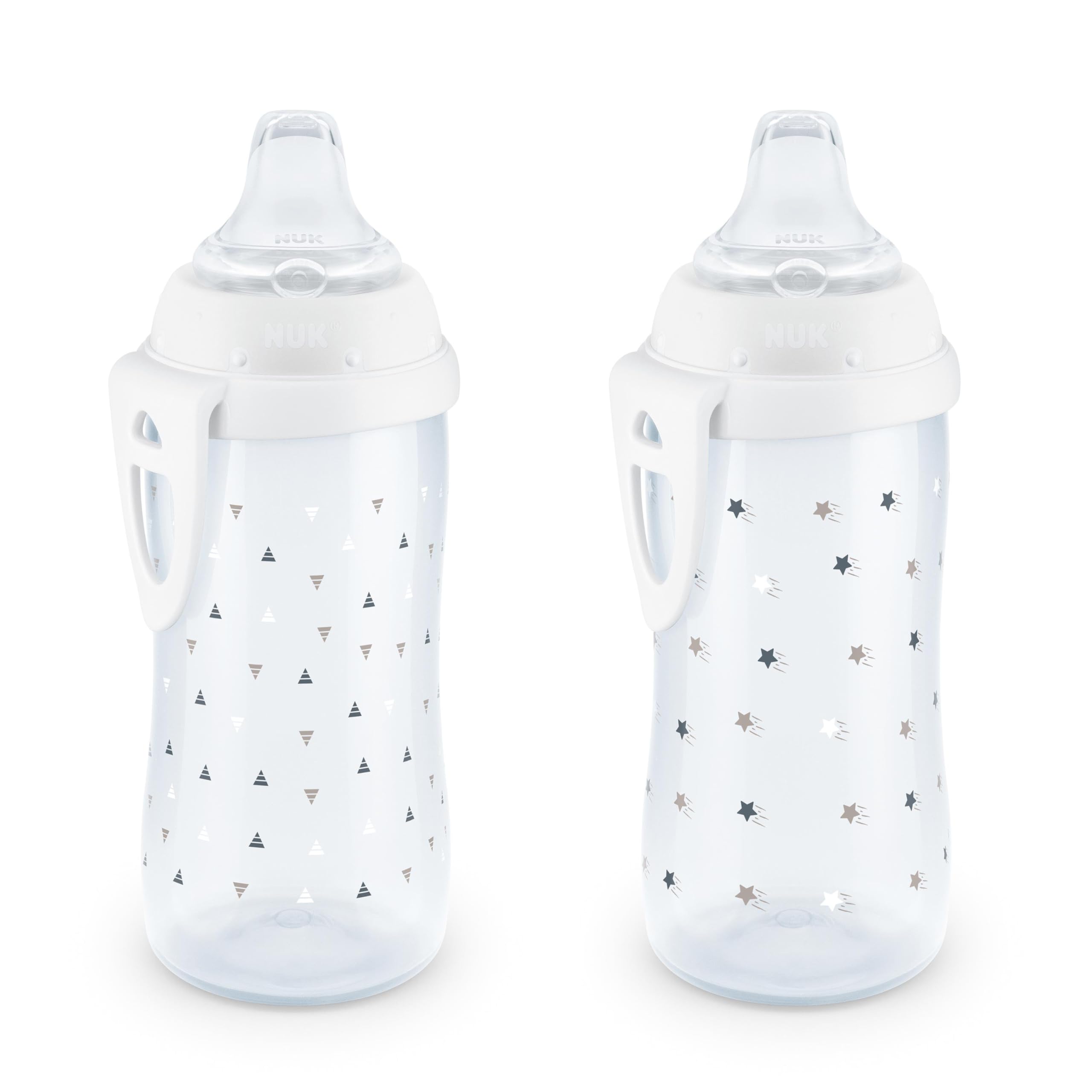 NUK Active Sippy Cup, 10 oz, 2 Pack, 12+ Months, Timeless Collection, Exclusive