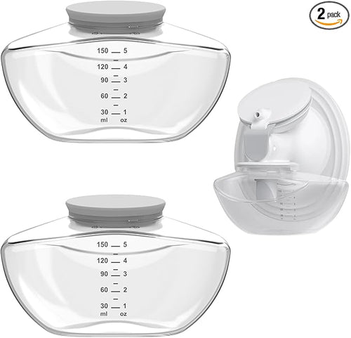 4PC Upgraded M9 Breast Pump Replacement Part, Including 4pcs Double-Layed Diaphragms for Momcozy Upgraded Mobile Flow | Upgraded M9,Breastfeeding Parts, Diaphragms, 4PC Gray, Not Original Parts