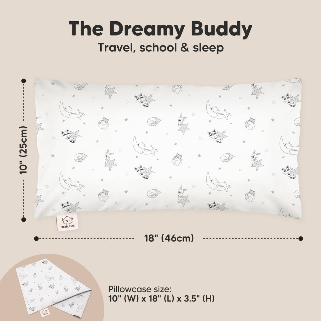 Toddler Pillow with Pillowcase, 10x18 My Little Dreamy Pillow (Slumber)
