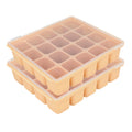 PETINUBE Baby Food Storage Silicone Cubes, Sand Beige, 20 Cubes 0.8oz
