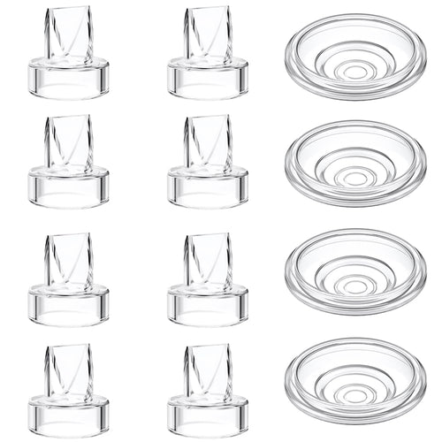 2pcs Silicone Flange 21mm Compatible with Momcozy S12 Pro/S9 Pro/S12 Breast Pump,TSRETE S12/Kmaier S12 Wearable Breast Pumps, Shield 21mm Flange Parts