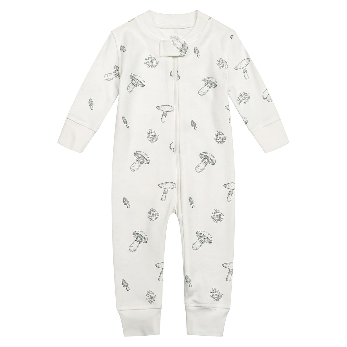 Owlivia Organic Cotton Baby Boy Girl Zip up Sleep N Play, Footless, Long Sleeve(18-24 Months, Pink Deer)