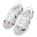 MARSVOVO First Shoes for Walking Boy Girl Athletic Lightweight Flexible Breathable Running Shoes Casual Comfortable Non Slip Play Sport LearningTo Walk Toddler Girl Sneakers Dogs Pattern Size 3 US