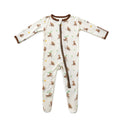 Bamboo Little Soft Baby Footie Pajamas, Monkey, 6-9 Months