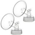Belmikal 17mm Flanges Compatible with Spectra S2 S1 9 Plus Ameda MYA Motif Luna Breastpumps Replacement to Pump Parts Flange. Compatible with Spectra Parts/Accessories