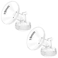 2pcs 19mm Flanges Compatible with Spectra S2 S1 9 Plus Ameda MYA Motif Luna Cimilre Breastpumps, Replacement to Spectra Pump Parts Spectra Flange, for Spectra Pump Parts and Spectra Shield