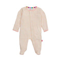 Magnetic Me Girls Modal Magnetic Baby Footie Pajamas | Silky Soft Modal Fabric | Bedford Floral | 12-18 Months