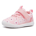 MORENDL Toddler Sneakers Baby Boys & Girls Barefoot Shoes Lightweight Breathable Walking Running Tennis Athletic Sport Shoes Pink 9-12 Months