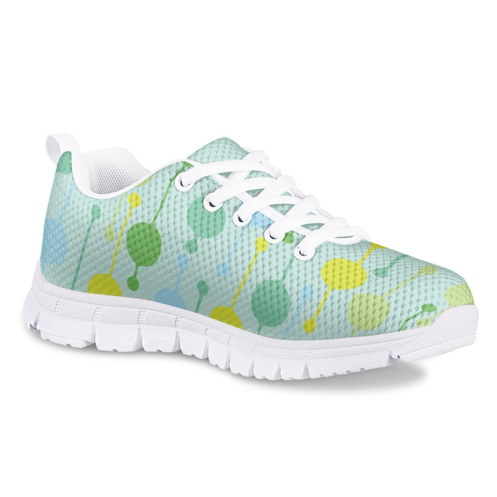 MARSVOVO Kids Animal Print Sneakers Lightweight Breathable Non Slip Athletic Girl Running Shoes Casual Classic No Lace Flexible Fashion Travel Play Walking Shoes for Boy Girl Spot Design Size 2 US