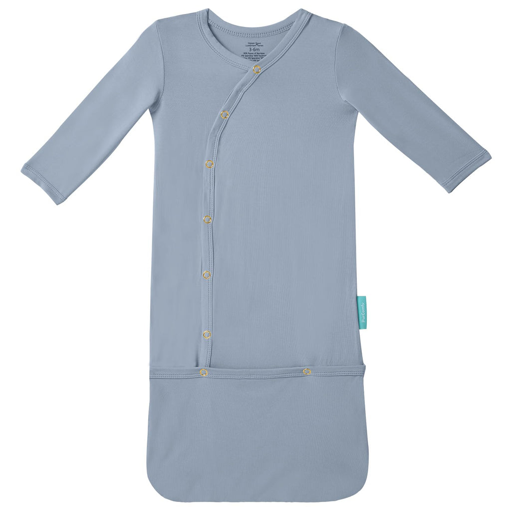 PurComfy Supersoft Bamboo Viscose Baby Sleeper Gowns, 0-3 Months