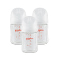 Pigeon Glass Baby Bottles Wide Neck, 5.4 Oz, Pack of 3