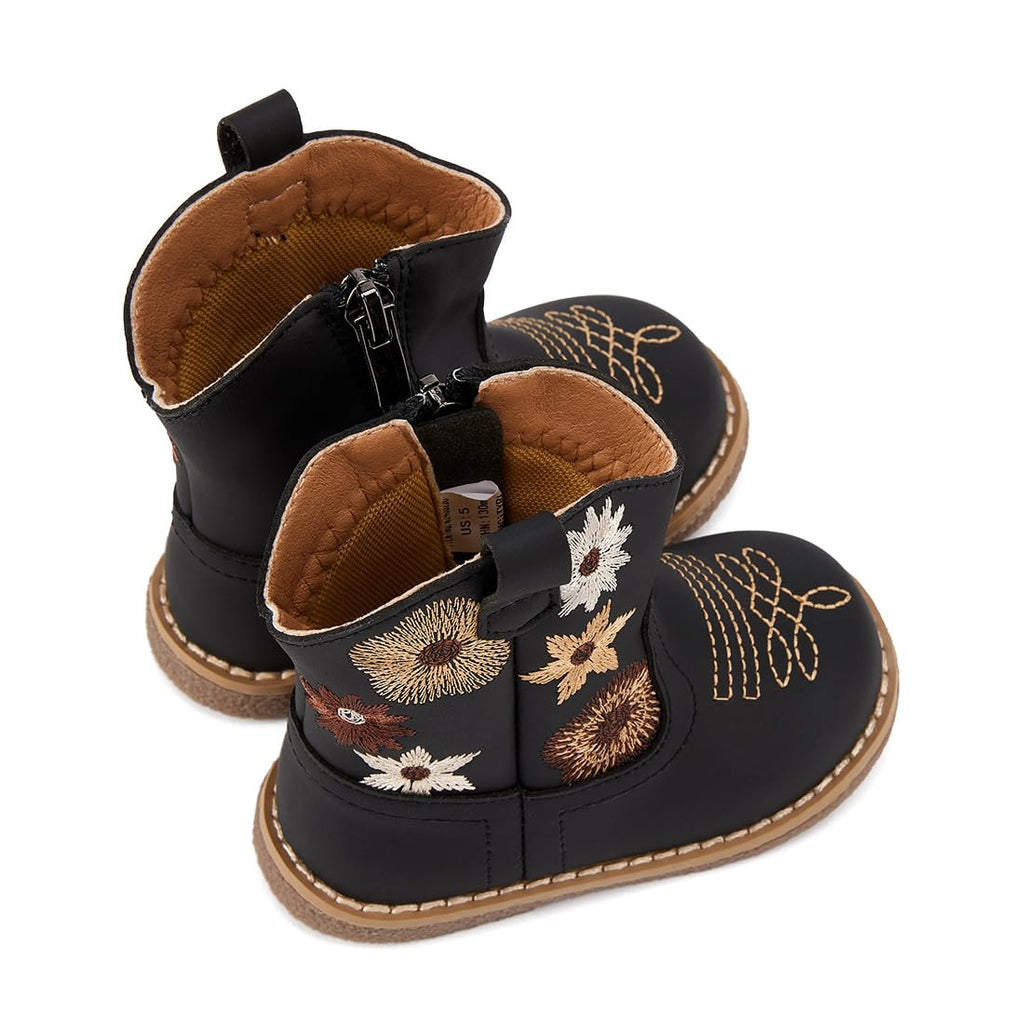 BMCiTYBM Baby Cowboy Boots Infant Cowgirl Western Shoes Black 12-18 Months