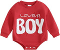 VISGOGO Newborn Infant Baby Boy Girls Oversized Romper Little Dude Sweater Onesie Coming Home Outfit Neutral Clothes