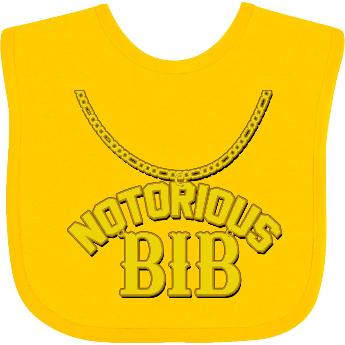 inktastic Notorious Bib Baby Bib White and Black 1c5d1