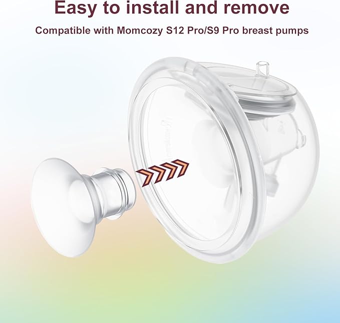 2pcs Flange Inserts 21mm for 17mm-20mm Nipple Size,Fits for Momcozy S12 Pro/S9 Pro/M5,S9/S12/S19/S21/S23,Elvie,Willow,lansinoh,Medela,Spectra,TSRETE,kmaier,MomMed Breastpump 24mm Flange,Down to 21mm