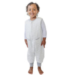 Tealbee Dreamsuit Toddler Sleep Sack with Feet – Walker Sleep Bag with Legs, Rayon made from Bamboo, All Season 1.2 TOG, 2-Way Zipper, 12m-2T - Love Milk