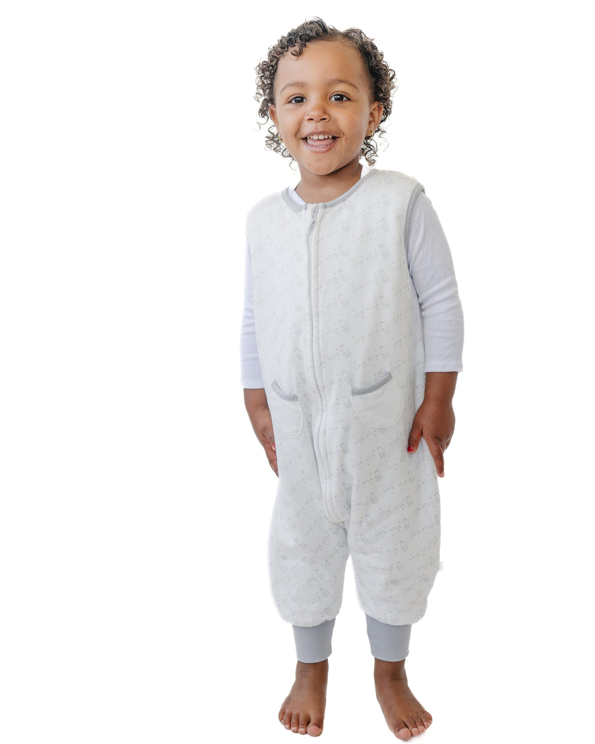 Dreamsuit: Toddler Sleep Sack with Legs, Rayon Made from Bamboo, 1.2 TOG