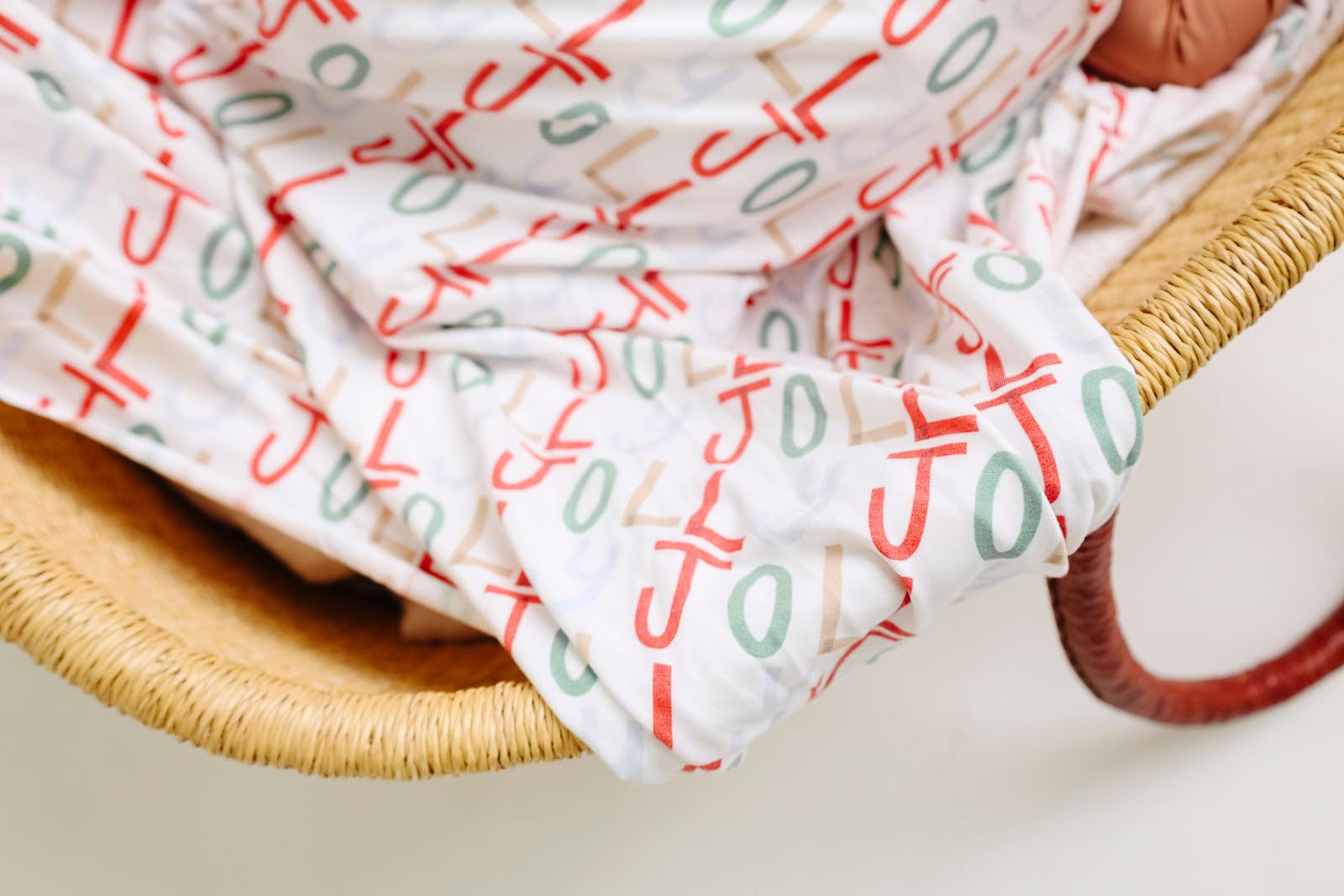 Copper Pearl Swaddle Blankets for Newborns | Soft Stretchy Receiving Blankets for Boys and Girls | Large 46 x 46 Inch Baby Blankets | Lightweight and Breathable Swaddles | Jolly