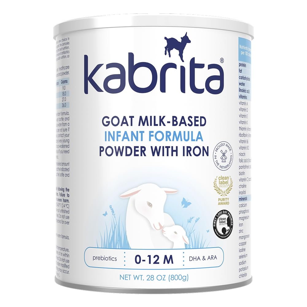 Kabrita Goat Milk Infant Formula Powder, Gentle Digestion, 14 oz Pack of 12
