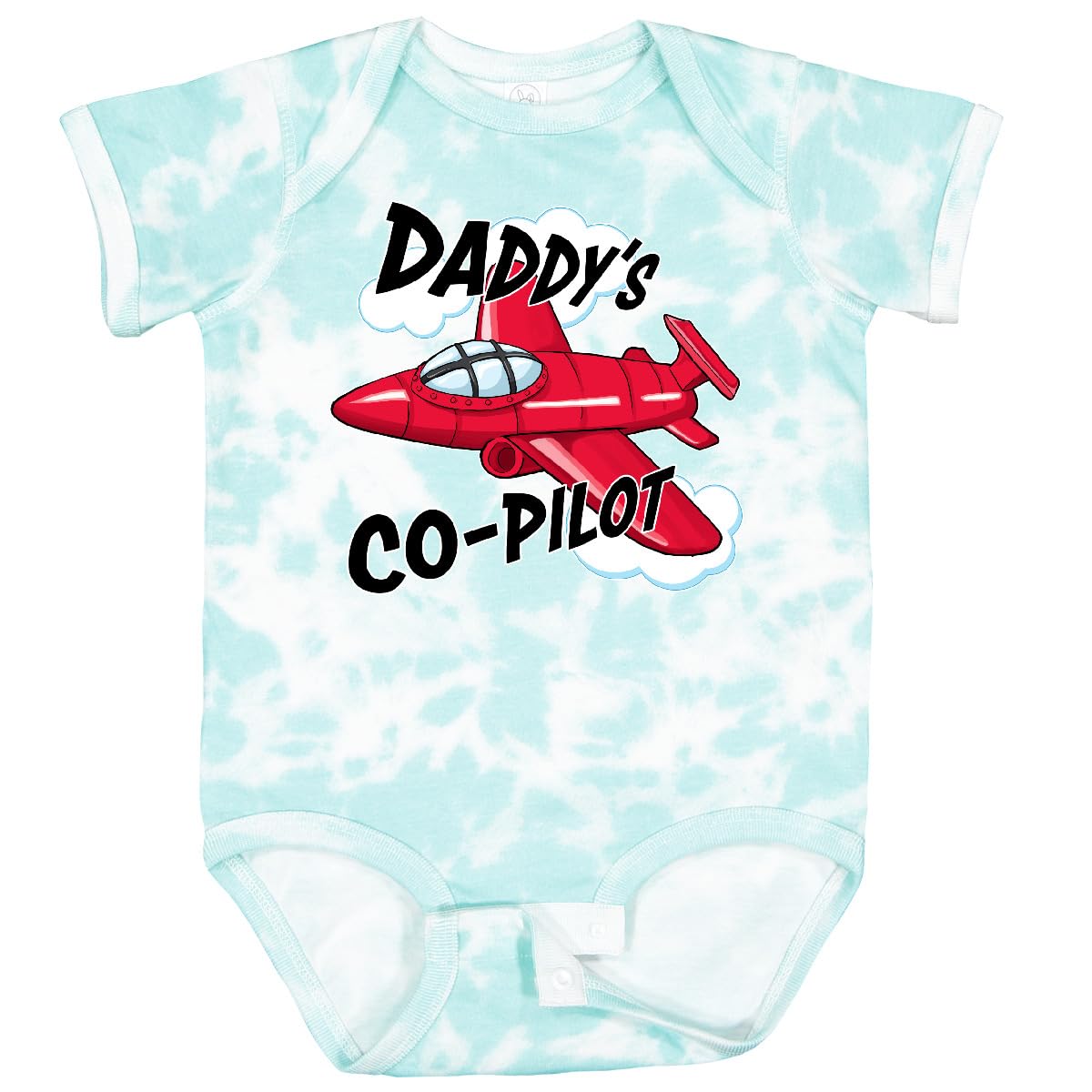 inktastic Daddys Co-Pilot for Fathers Day Baby Bodysuit 18 Months Tie Dye Green 2a3b6