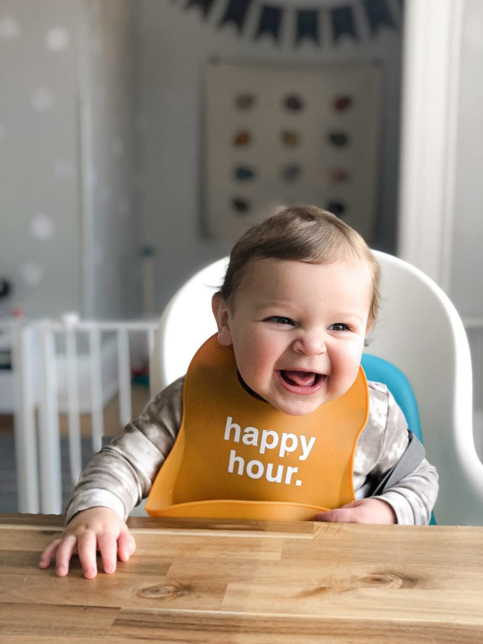 Denver James Silicone Feeding Bibs | Dishwasher Safe. Waterproof. Adjustable.