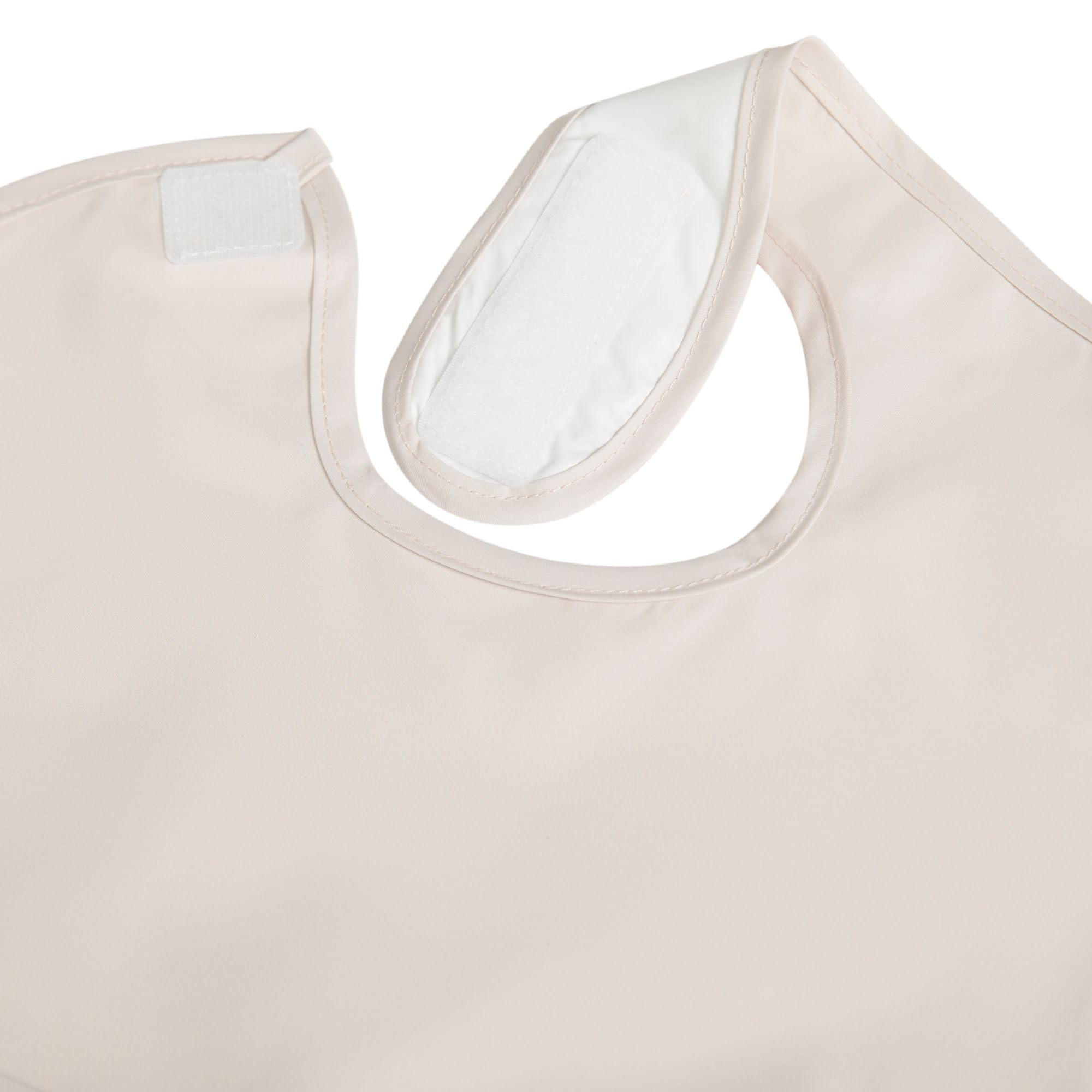 Ali+Oli Smock Bib for Baby (3-pc) Sleeveless Set (Neutral) BPA-Free Oeko-Tex Certified, Mess Proof Baby Bib for Eating, Waterproof Baby Smock, Machine Washable, Toddlers Ages 6m+