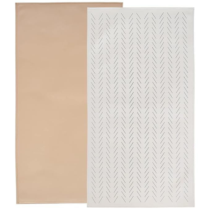 Owlowla Baby Diaper Changing Pad Portable Changing Mat Travel Changing Pad Liner for Baby and Small Toddler(Beige&Herringbone)