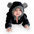 Cuddle Club Fleece Baby Bunting Bodysuit – Infant One Piece Kids Hooded Romper Outerwear Toddler Jacket