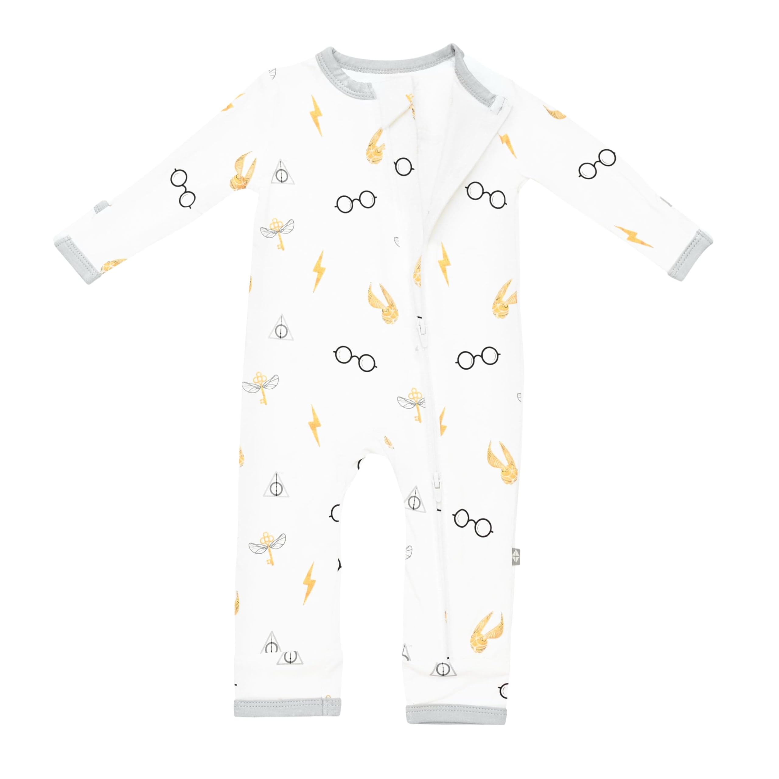 KYTE BABY Zippered Romper in Icon
