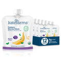 KATE FARMS Pediatric Blended Meal, Banana and Blueberries, 12 Pack