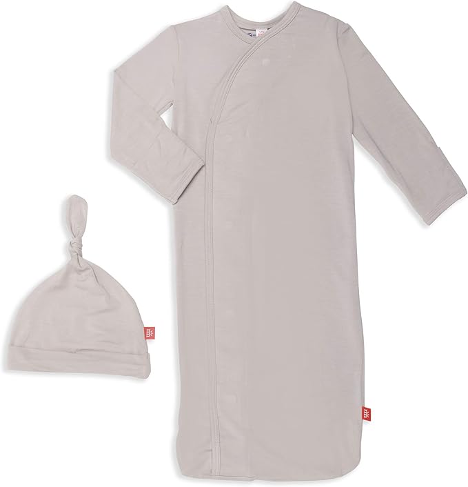 Magnetic Me Modal Newborn Sleeper Gown & Hat Set | Silky Soft Modal Fabric Sleep Sack | Wind Chime | 0-3 Months