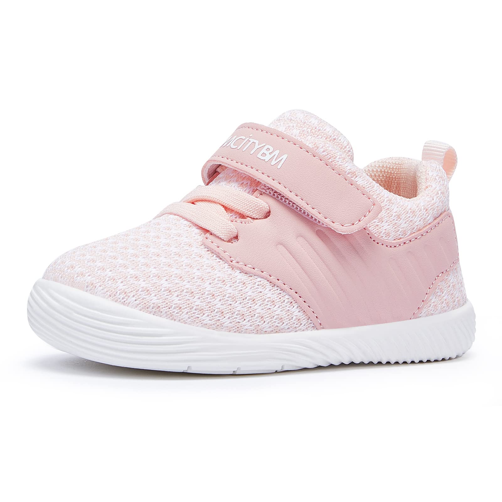 BMCiTYBM Baby Boy Girl Shoes Infant Walking Sneaker Pink Size 12-18 Months