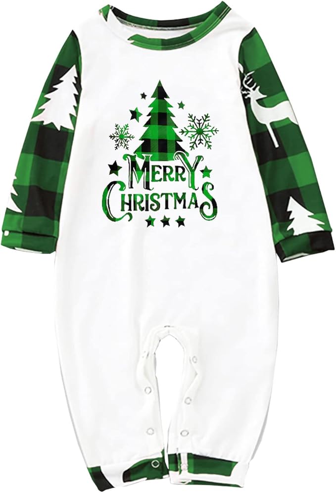 Awoscut Family Christmas Pajamas Matching Pajamas for Family, Xmas PJs Sets Holiday Sleepwear
