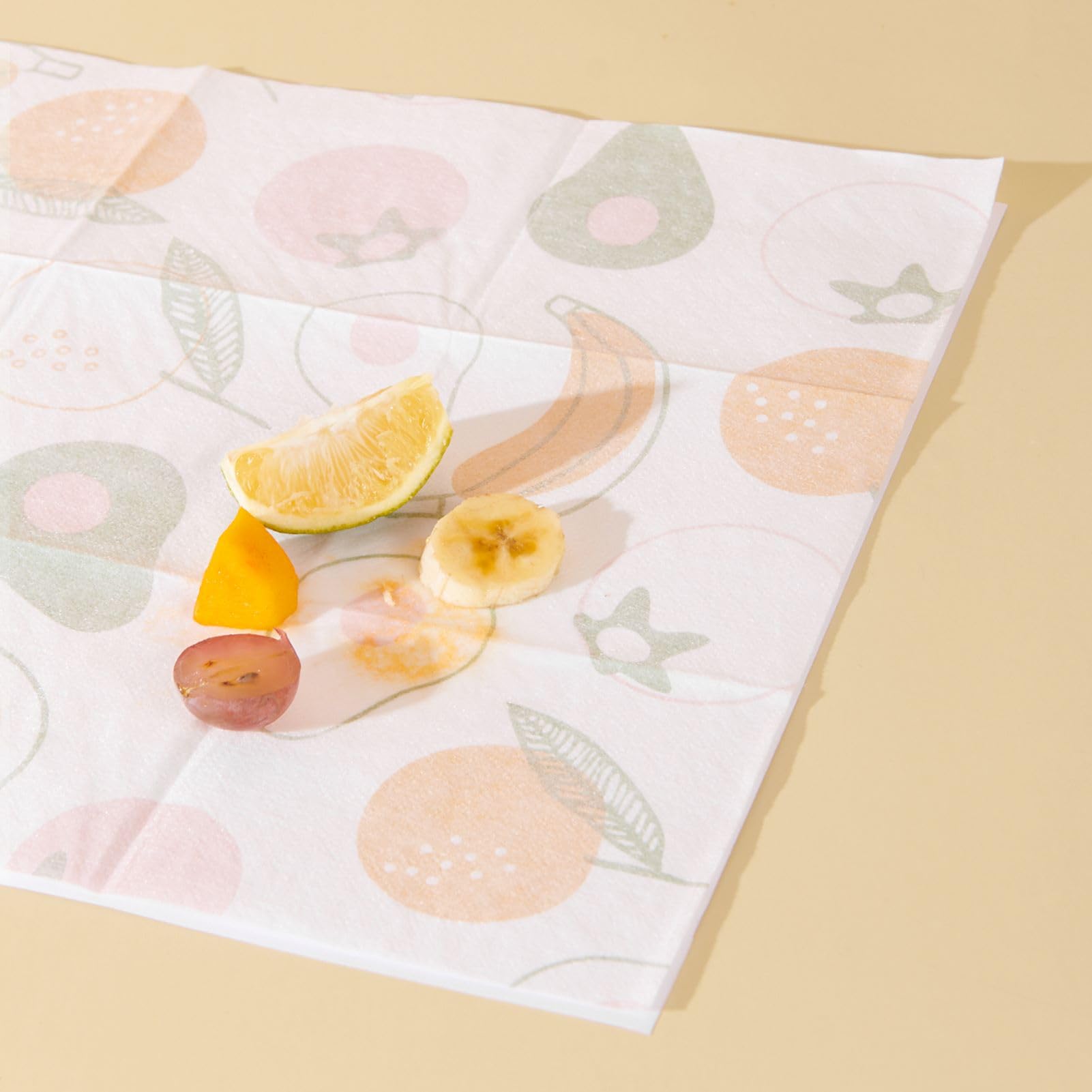 SUNVENO Disposable Placemats for Baby, Sticky Individually Wrapped Table Mats for Babies and Toddlers, BPA-Free Stick-On Disposable Table Mats for Travel, Home & High Chair, 20 Pack